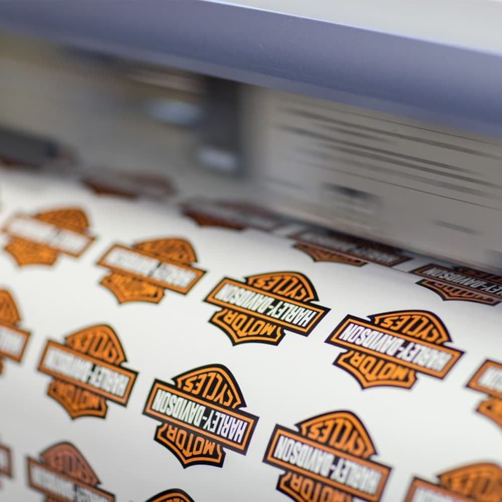 Printed stickers and labels from YM Studio